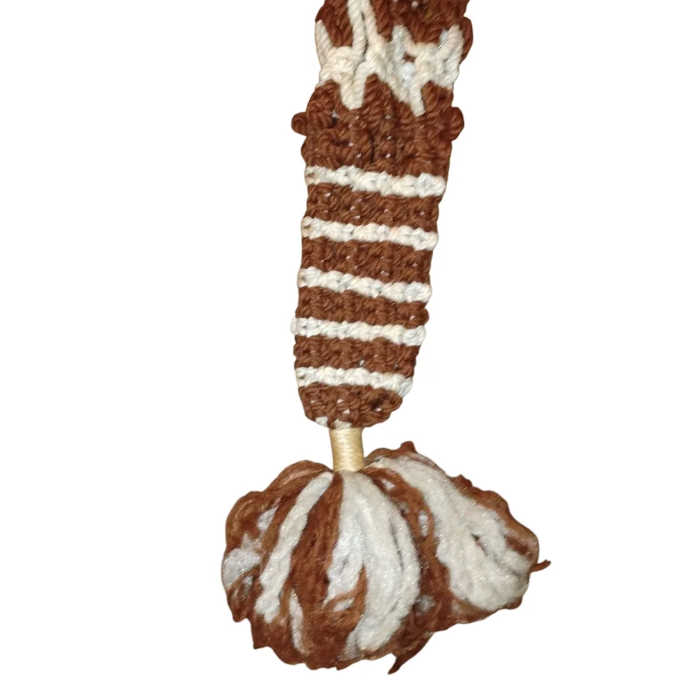 70's Macrame Ceiling Plant Pot Holder